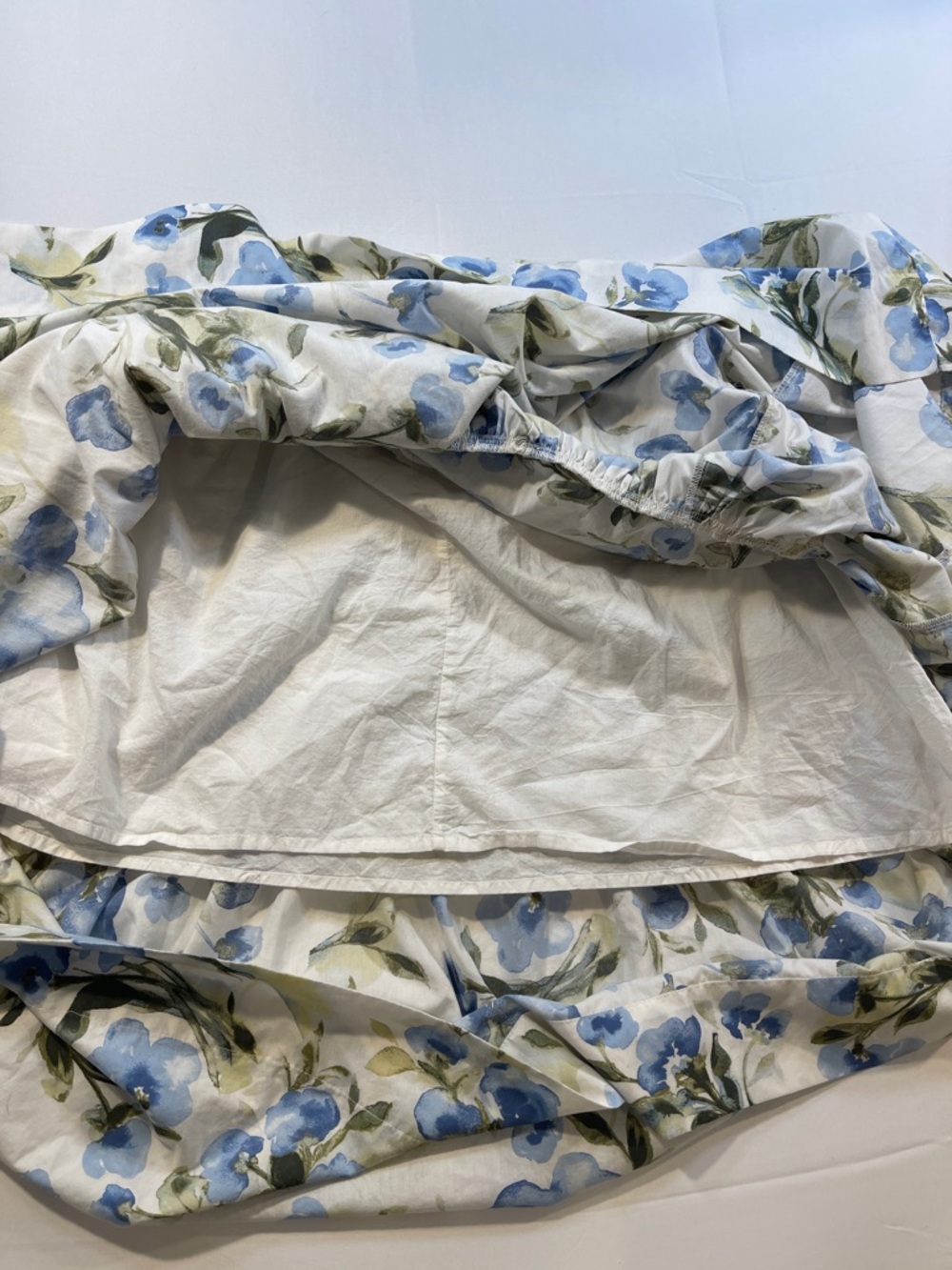 Abercrombie & Floral Two-Piece Crop Top (XL) & Skirt (XLP) Set - Picture 10 of 12